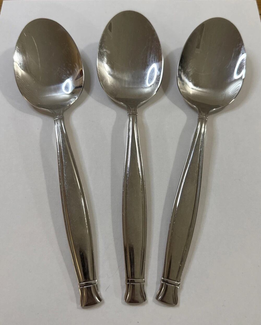Oneida Ambiance Stainless Steel Vintage 3 Piece Serving Spoon Set Replacement